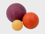 Tall Tails Natural Rubber Dog Toy - GOAT Ball Orange 3  Fashion