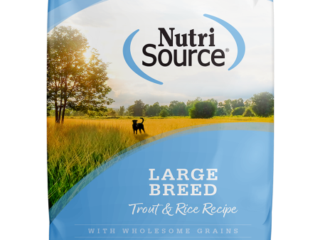 NutriSource Dry Dog Food Trout & Rice Large Breed Recipe Online Hot Sale