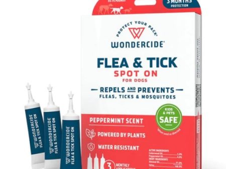 Wondercide Flea & Tick Spot On w  Natural Essential Oils Peppermint for Small Dogs For Discount