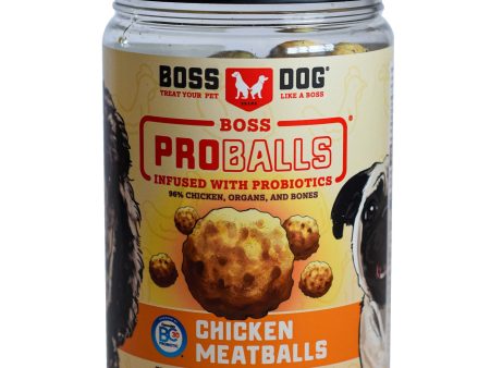 Boss Dog® Proballs® Freeze-Dried Raw Chicken Meatballs Dog Treat 6oz Jar Online now