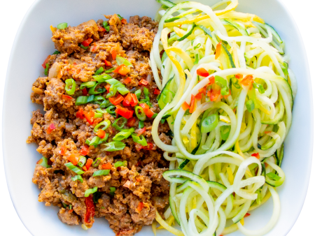 25 - Keto Asian Beef Bowl with Zucchini Noodles on Sale