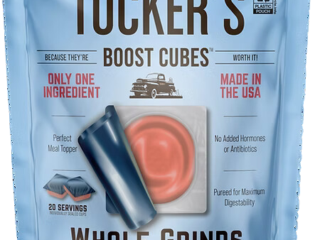 Tucker s Raw Frozen Boost Cubes - Whole Grinds Salmon 1lb Bag (20 servings per bag) For Cheap