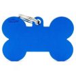 My Family USA Pet Tag - Basic Aluminum - Bone Blue - XL Supply