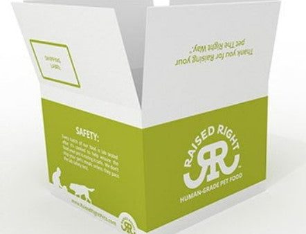 Raised Right Adult Dog Recipe - Beef 6lb Frozen Bulk Box For Cheap