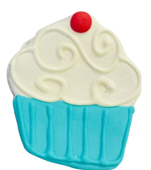 Lucky Biscuit Pet Bakery - Celebration - Blue Pupcake Dog Cookie Sale