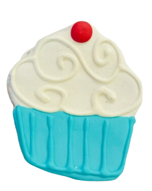 Lucky Biscuit Pet Bakery - Celebration - Blue Pupcake Dog Cookie Sale