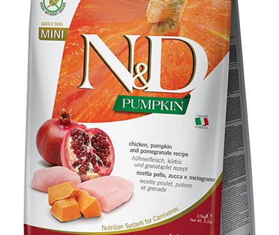 Farmina Pumpkin Dry Dog Food N&D Chicken & Pomegranate Mini on Sale