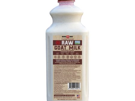 Boss Dog® Frozen Farm Fresh Raw Goat Milk for Dogs & Cats 59oz Bottle *Special Order Only* on Sale