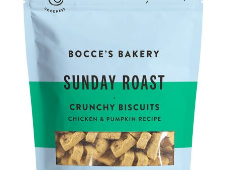 Bocce’s Everyday Crunchy Dog Biscuits - Sunday Roast 5oz bag Online now