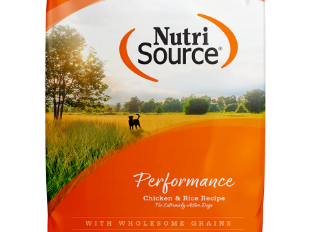 NutriSource Dry Dog Food Performance Chicken & Rice Recipe For Sale