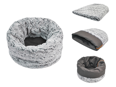 P.L.A.Y. Pet Beds  Snuggle Bed Husky Light Gray S Online