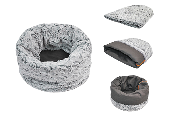 P.L.A.Y. Pet Beds  Snuggle Bed Husky Light Gray S Online