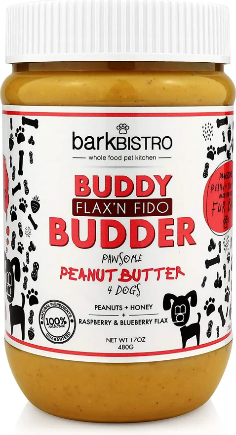 Bark Bistro Flax N Fido Buddy Budder 17oz Jar Discount