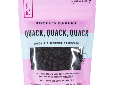 Bocce’s Everyday Training Bites Quack, Quack, Quack 6oz bag Online