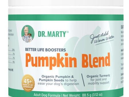 Dr. Marty s Dog Food Topper Life Booster Pumpkin Blend 3.17oz Jar on Sale