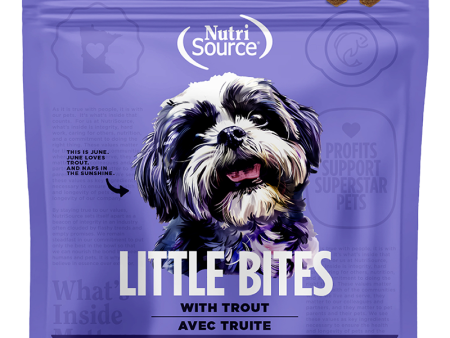 Nutrisource Little Bites Grain Free Trout Dog Treats 6oz Bag Online Sale