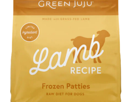 Green Juju Frozen Dog Food - Lamb Recipe Patties 6lb Bag For Cheap