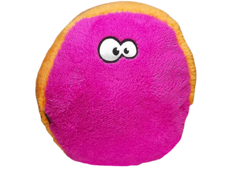 Cycle Dog Duraplush 10  Ball Dog Toy- Orange Fuschia For Cheap