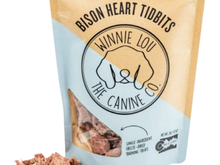 Winnie Lou Bison Heart Tidbits 2oz Bag Online now