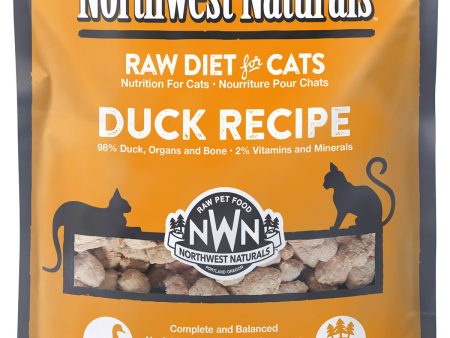 Northwest Naturals Frozen Raw Cat Food - Duck Recipe - 2lb Bag For Discount