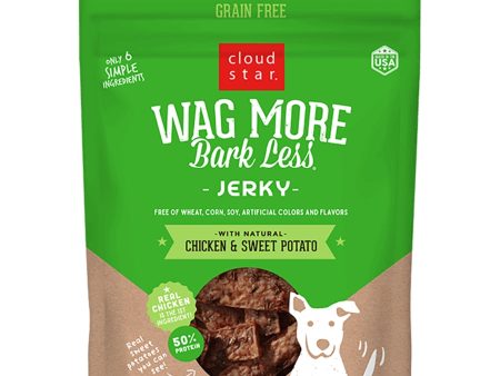 Cloud Star Wag More Bark Less Grain-Free Jerky for Dogs Chicken & Sweet Potato 10oz Bag Online now