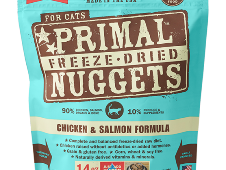 Primal Freeze-Dried Raw Cat Food Chicken & Salmon Formula For Discount