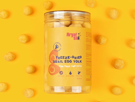 Arya Sits Freeze-Dried Egg Yolk Treats 10oz jar Fashion