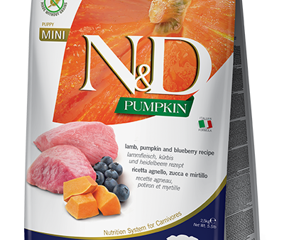 Farmina Pumpkin Dry Dog Food N&D Lamb & Blueberry Mini Puppy Online