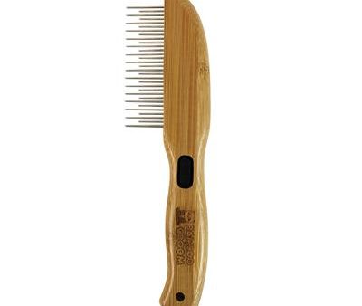 Bamboo Groom Rotating Pin Comb with 31 Rounded Pins Cheap