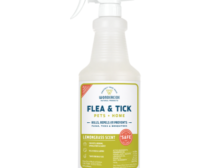 Wondercide Natural Flea & Tick Spray for Pets + Home - Lemongrass on Sale