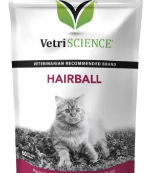 Vetriscience Cat Hairball Support Chews 60ct on Sale