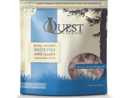 Steve s Quest Freeze-Dried Raw Cat Food - Whitefish Diet 10oz Bag Hot on Sale