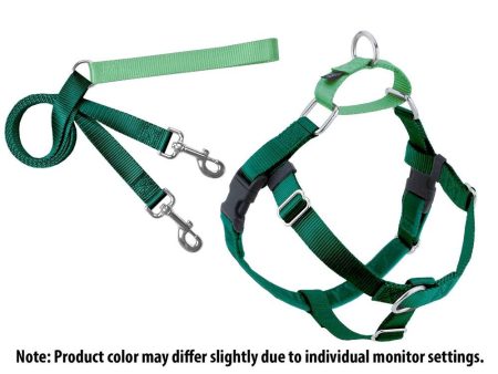 2 Hounds Design Freedom No-Pull Harness Deluxe Training Package - 5 8  - Kelly Green Neon Green Online