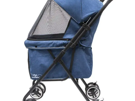 Petique Malibu Pet Stroller - Blue Online now