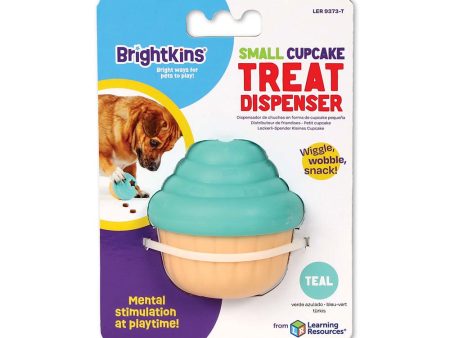 Brightkins Dog Cupcake Treat Dispenser Small - Teal Fashion