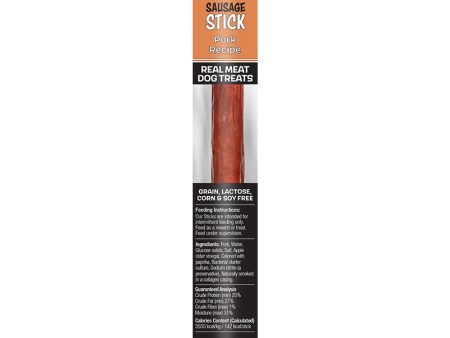 The Butcher s Companion Individual Pork Sausage Long Stick for Dogs Fashion