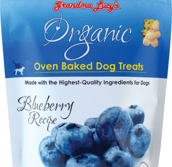 Grandma Lucy s Organic Oven Baked Treats - Blueberry 14oz Bag Fashion