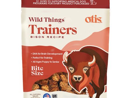 O.T.I.S. Wild Things Trainers Dog Treats - Bison Recipe - 4oz bag on Sale