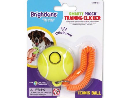 Brightkins Smarty Pooch Training Clicker Tennis Ball For Cheap