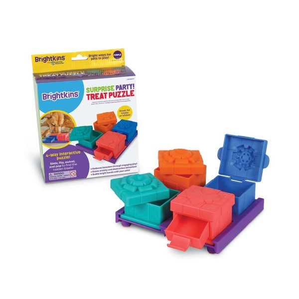 Brightkins Dog Surprise Party Treat Puzzle For Discount