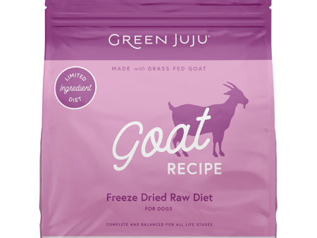 Green Juju Freeze-Dried Dog Food - Goat Recipe 14oz bag Hot on Sale