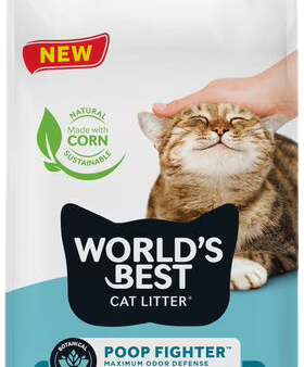 World s Best Cat Litter Multiple Cat Poop Fighter Formula 28lb Bag Online now