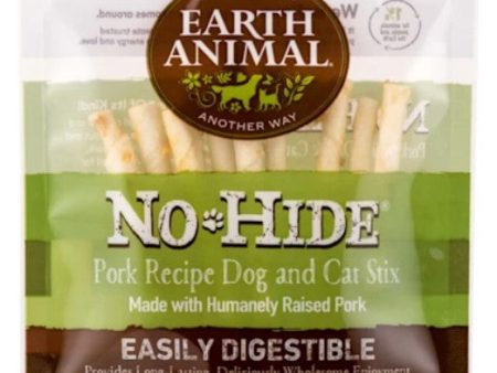 Earth Animal No-Hide Chews Packages - Pork Stix 10pk Online Sale