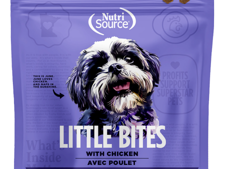 Nutrisource Little Bites Chicken Dog Treats 6oz Bag For Sale