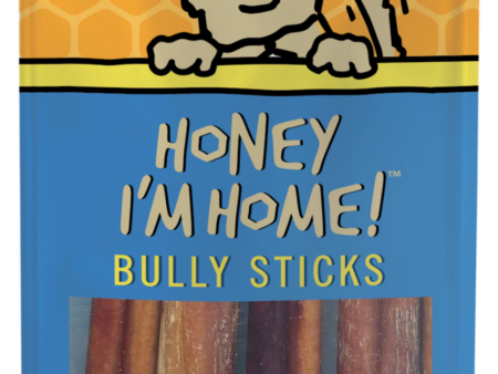 Honey I m Home! Buffalo Bully Sticks 6  3.15oz Bag - 5pk Cheap