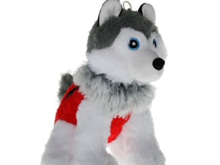 Tall Tails Holiday Plush Squeaker Dog Toy - Husky For Cheap