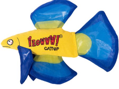 Yeowww! Mo Betta Fish Blue Cat Toy Discount