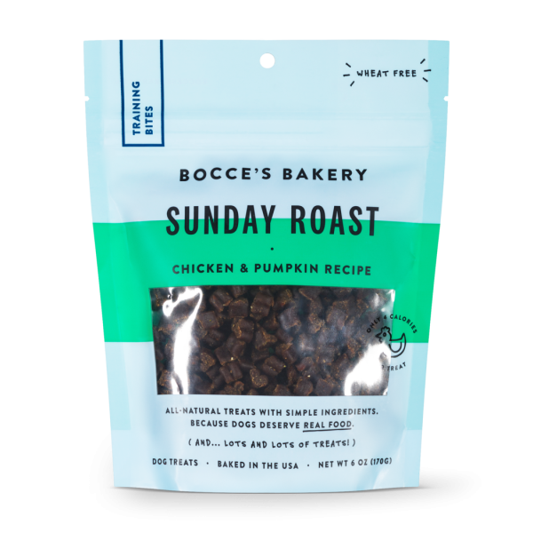 Bocce’s Everyday Training Bites Sunday Roast 6oz bag Cheap