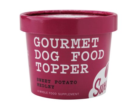 Swell Dog Frozen Gourmet Food Topper - Sweet Potato Medley 8oz resealable cup For Cheap