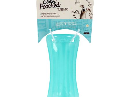 Messy Mutts Totally Pooched Dog Stuff N Shake Barrel Teal on Sale